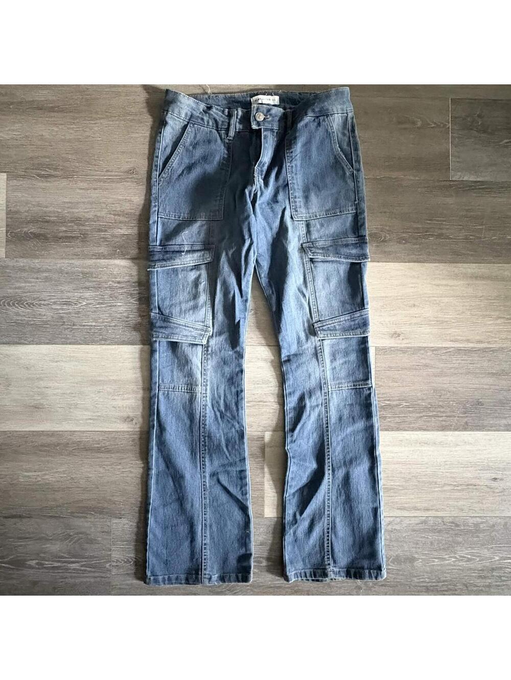 blue flare jeans